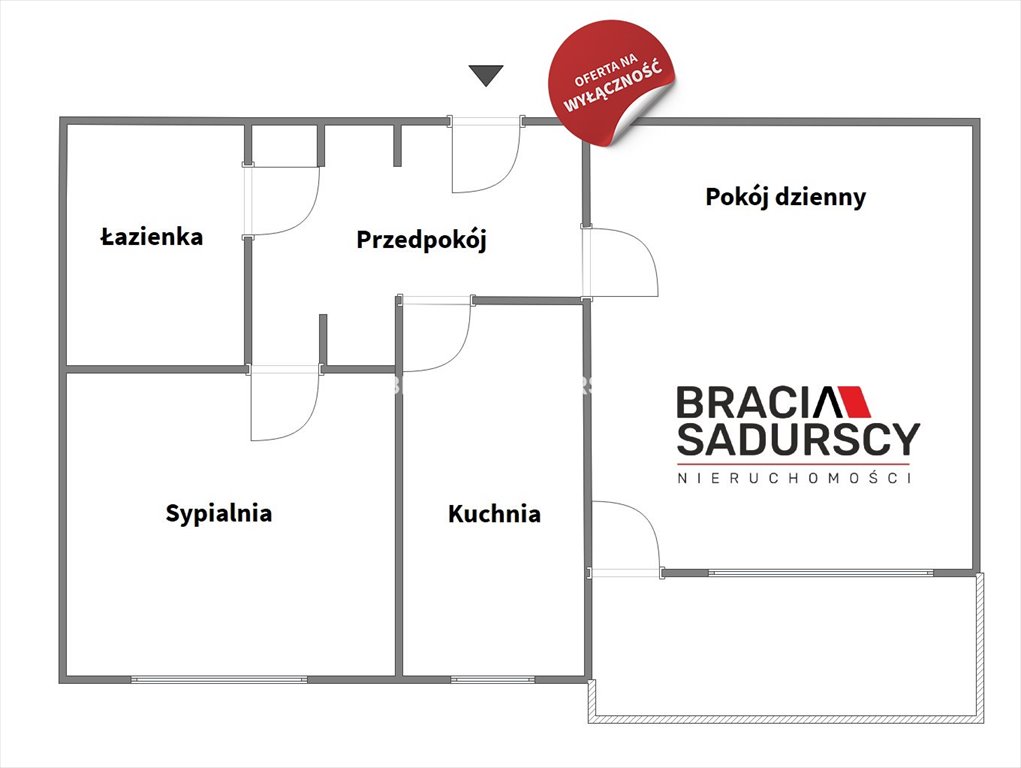 Mieszkanie dwupokojowe na sprzedaż Kraków, Podgórze duchackie, Podgórze duchackie, Podedworze  45m2 Foto 3