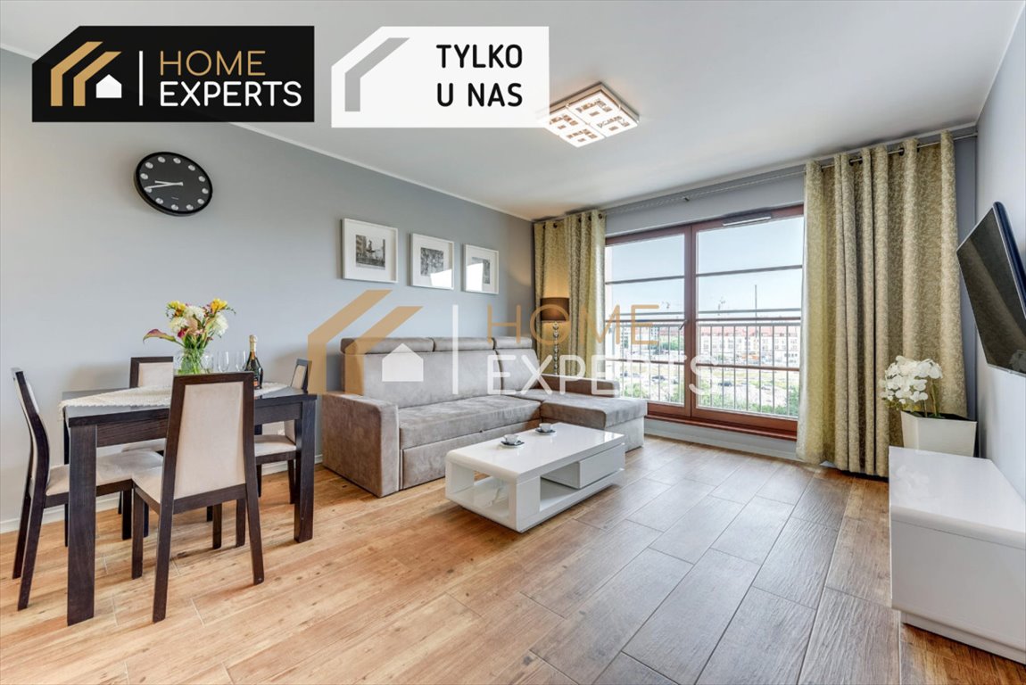 Nowoczesne 2-pokojowe mieszkanie z widokiem na rzekę i starówkę Gdańsk, Śródmieście, Jaglana  43m2 Foto 1