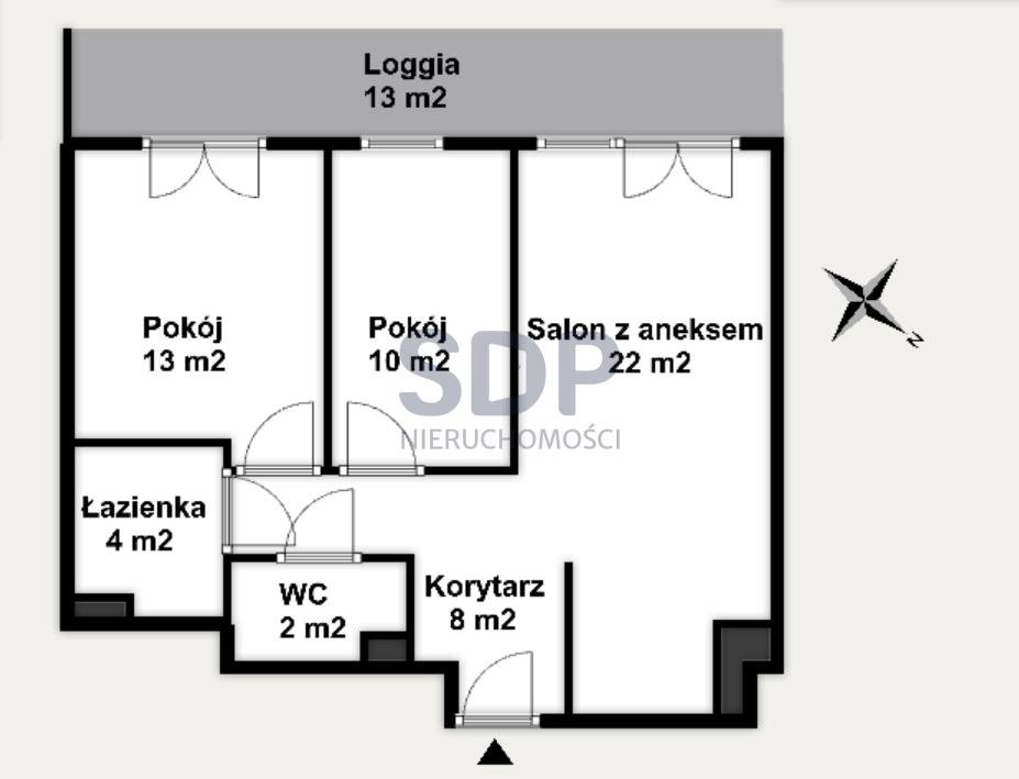 Mieszkanie trzypokojowe na sprzedaż Wrocław, Stare Miasto, Szczepin, Długa  62m2 Foto 2