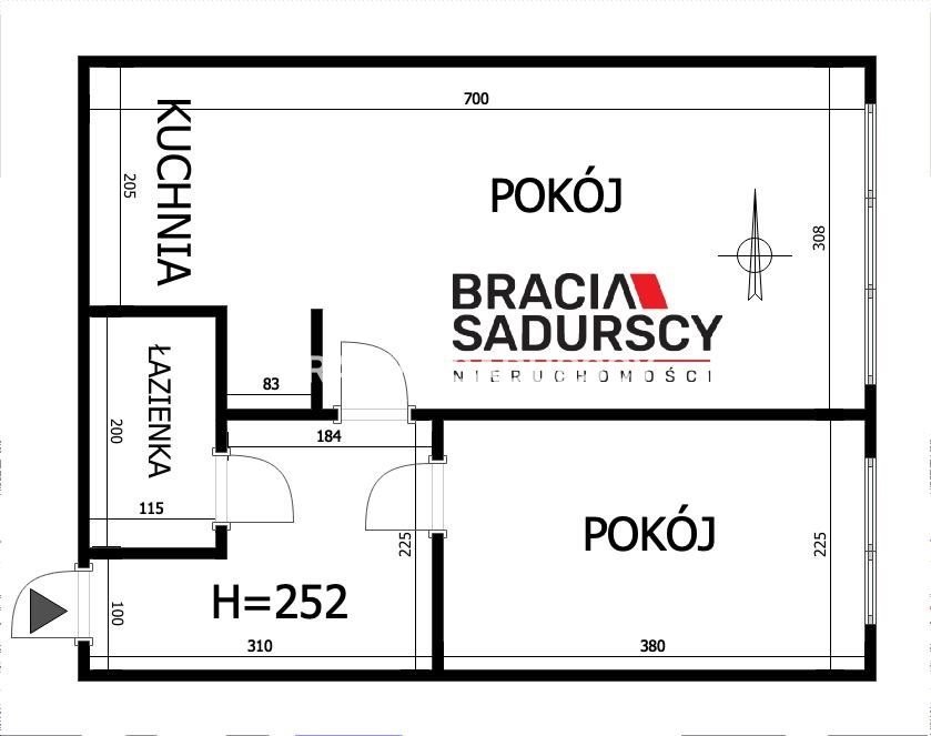 Mieszkanie dwupokojowe na sprzedaż Kraków, Krowodrza, Azory, Stachiewicza  37m2 Foto 3