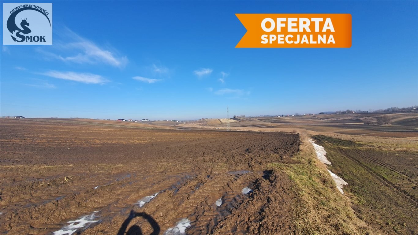 Działka budowlana z widokiem, media w drodze, 4150 m2 Wronin  4 150m2 Foto 1