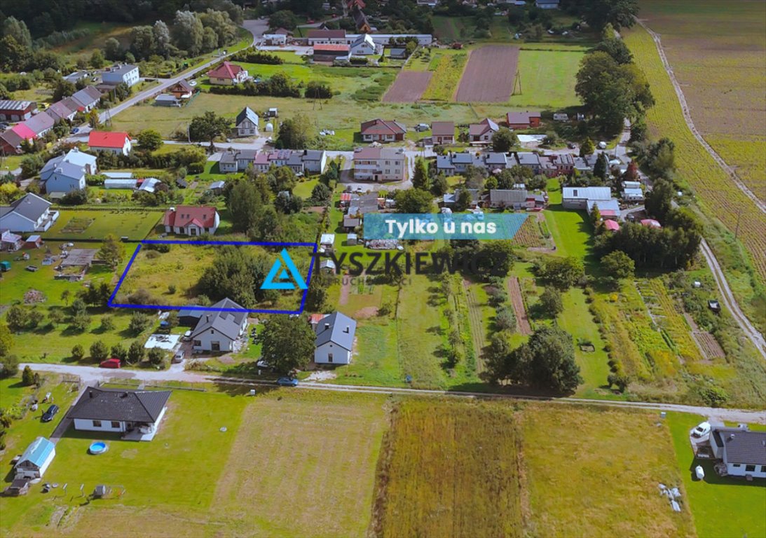 Działka 1437 m2 z mediami i lasami w Reblino Reblino  1 437m2 Foto 1