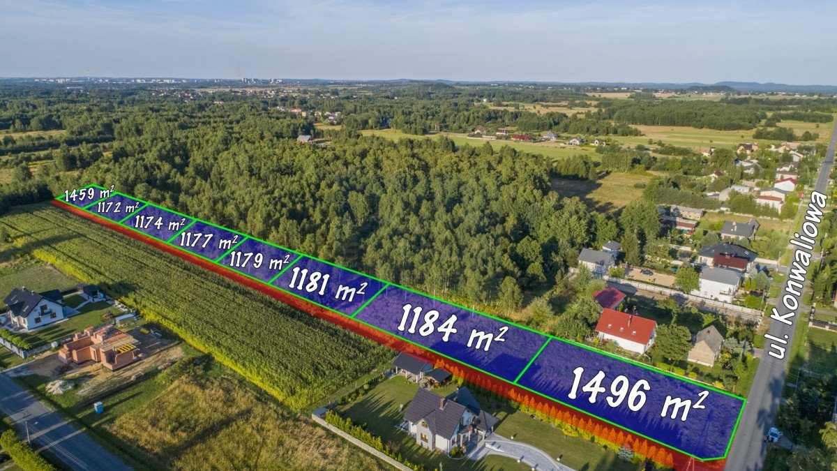 Działka budowlana na sprzedaż Poczesna  1 451m2 Foto 3