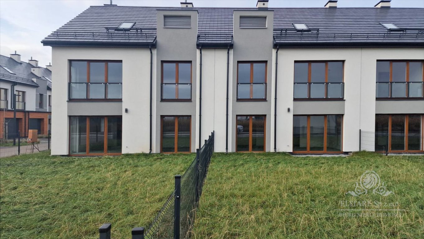 Dom szeregowy 130m² z ogrodem, garażem i 4 pokojami Kąty Wrocławskie, Kąty Wrocławskie  131m2 Foto 1