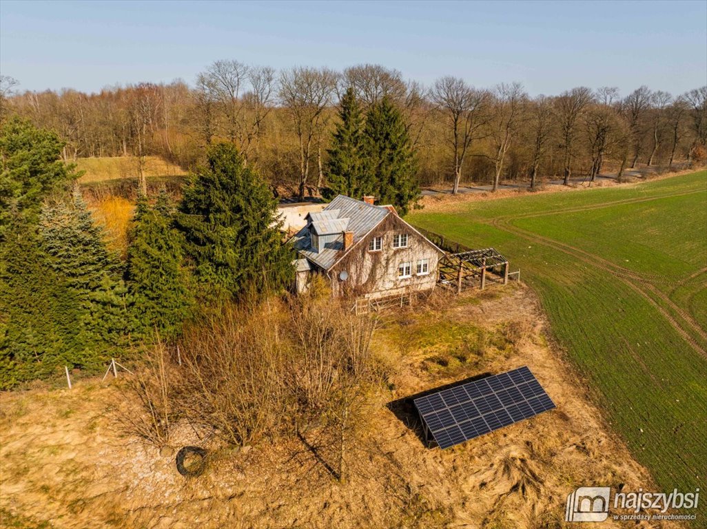 Sprzedam dom 160 m² z lasem, sadem i garażem w Połczynie Zdroju Nowe Resko  160m2 Foto 1