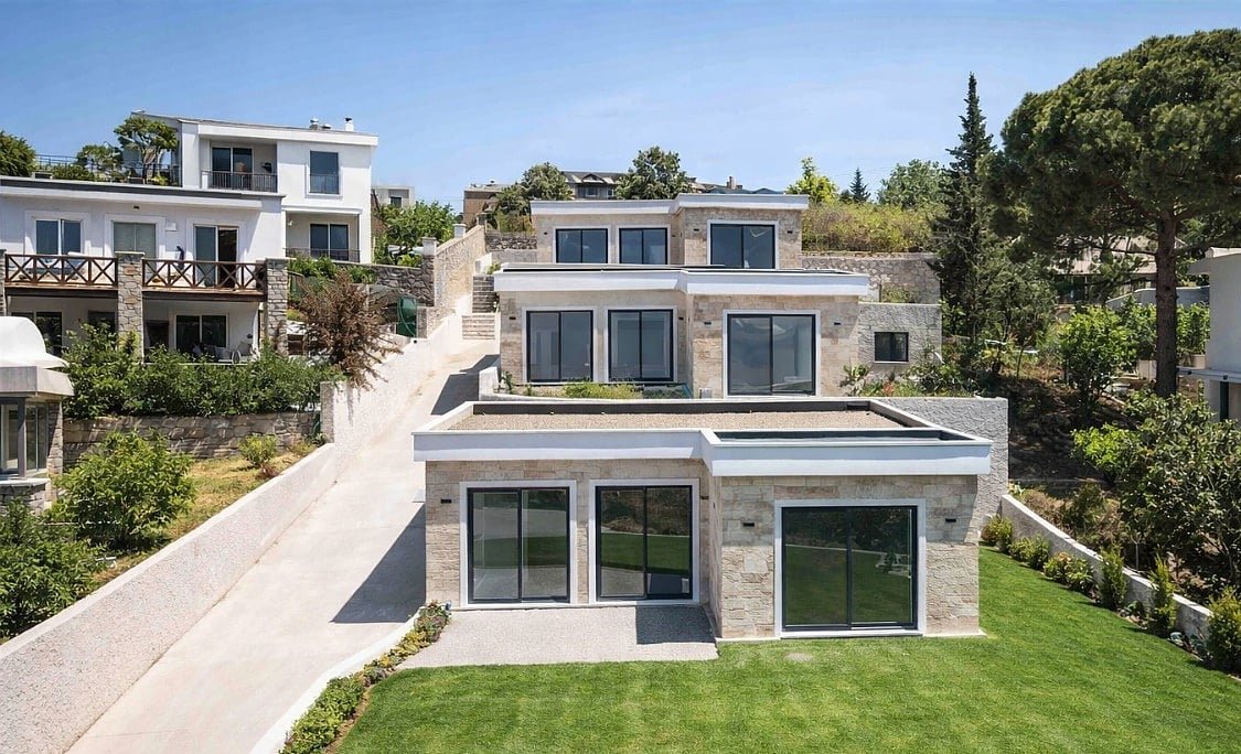 Wille w Bodrum z widokiem na naturę i plażę Turcja, Gümüşlük, Gümüşlük, Bodrum, Muğla  125m2 Foto 1