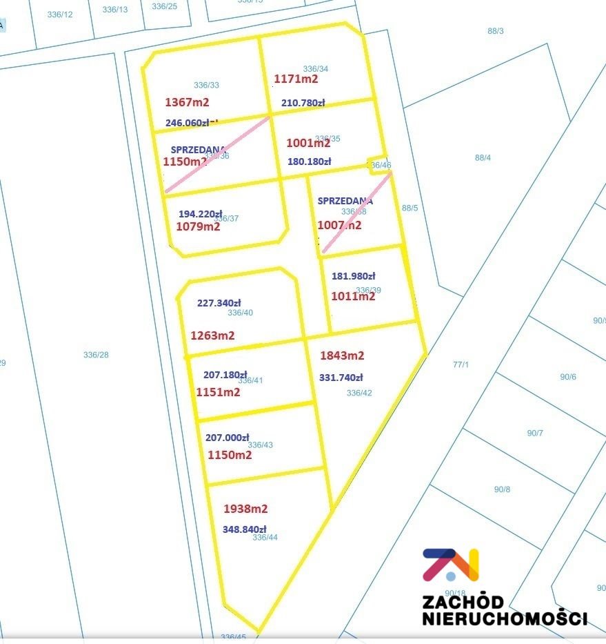 Działki w Droszkowie z dostępem do mediów i własną drogą Droszków  1 001m2 Foto 1