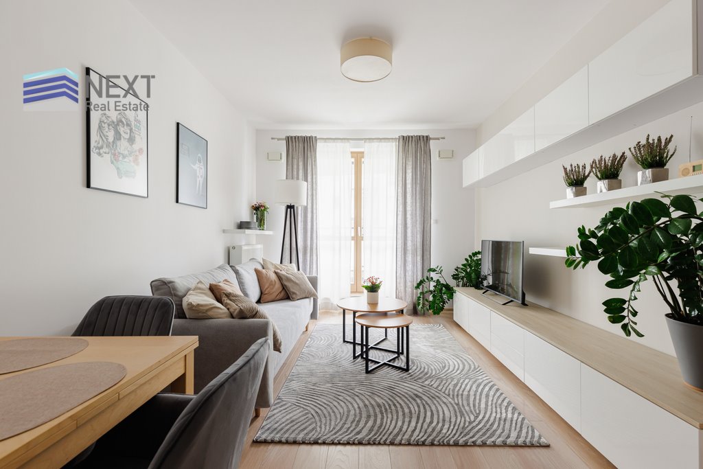 Wynajmę nowoczesne 48 m² mieszkanie z balkonem w Wilanowie Warszawa, Wilanów, Adama Branickiego 18  48m2 Foto 1