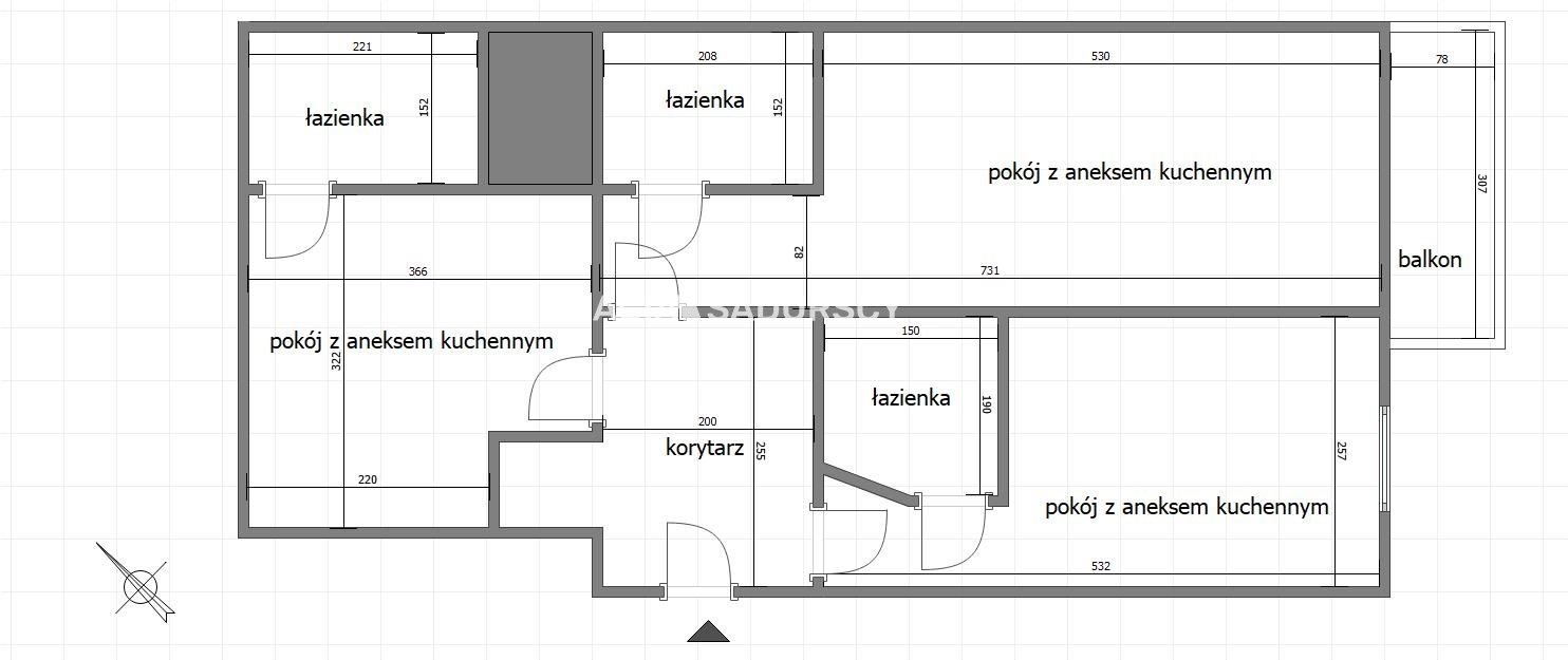 Mieszkanie trzypokojowe na sprzedaż Kraków, Nowa Huta, Nowa Huta, Osiedle Jagiellońskie  54m2 Foto 6