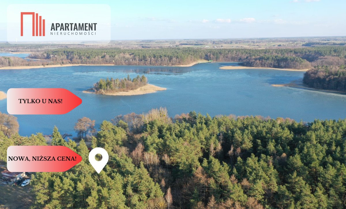 Urokliwy domek nad jeziorem z tarasem i lasem Borzechowo  45m2 Foto 1