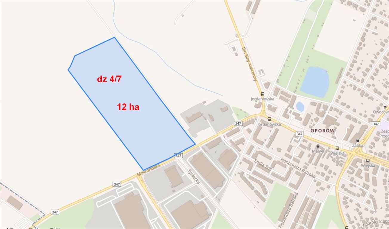 Działka przemysłowo-handlowa na sprzedaż Wrocław, Fabryczna, Oporów, Mokronoska  125 000m2 Foto 2