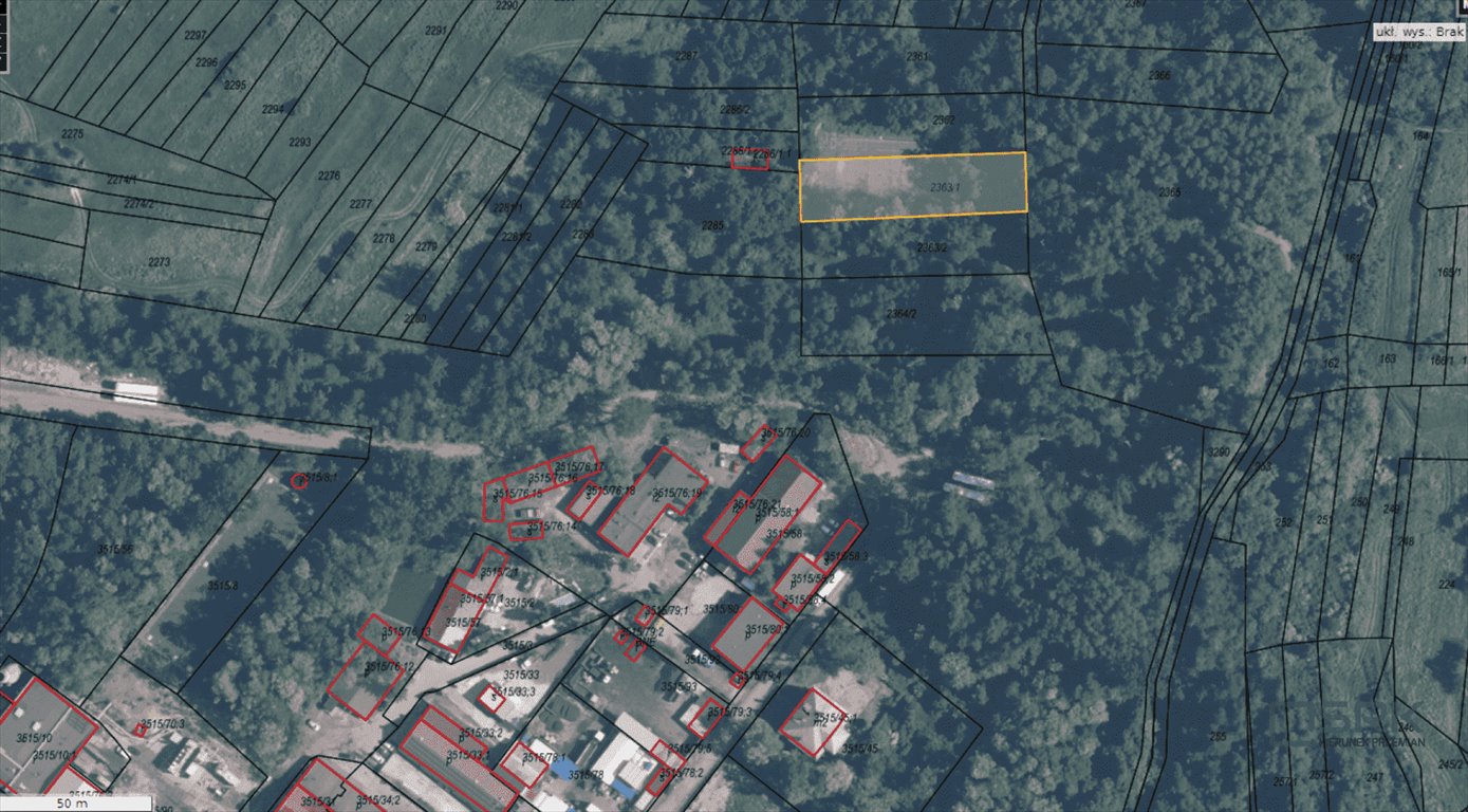 Działka 1449 m² z boiskami i zadrzewieniami, bez drogi chrzanowski, Kopalniana  1 449m2 Foto 1