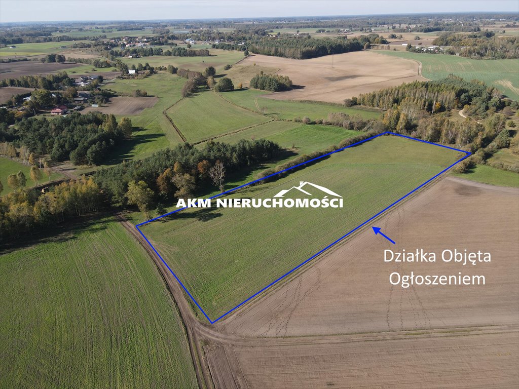 Działka budowlana 2,05 ha z drogą, blisko jezior Franciszkowo  20 500m2 Foto 1