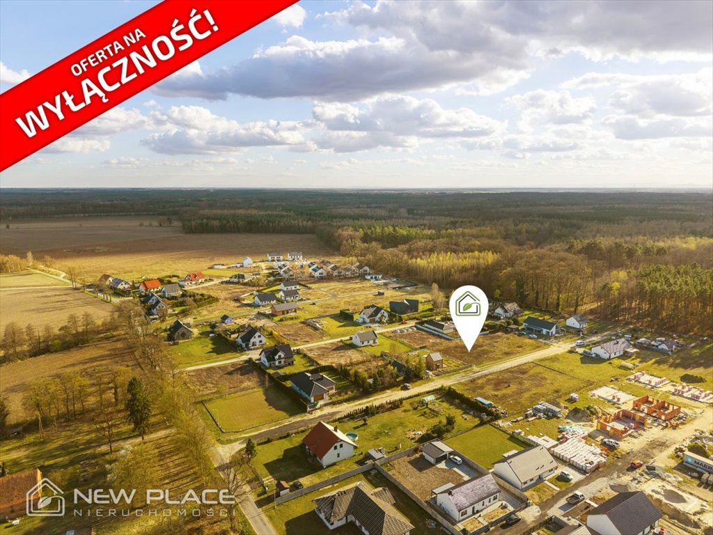 Działka budowlana 1000 m² z pozwoleniem na dom w Krzeczyn Krzeczyn  1 000m2 Foto 1