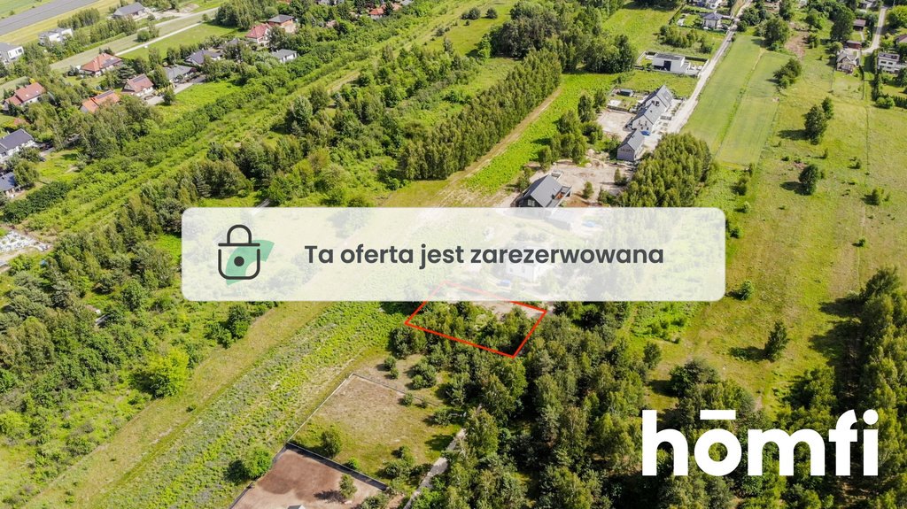 Działka budowlana 999 m² w Skotnikach, osiedle z monitoringiem Skotniki, Barowa  999m2 Foto 1