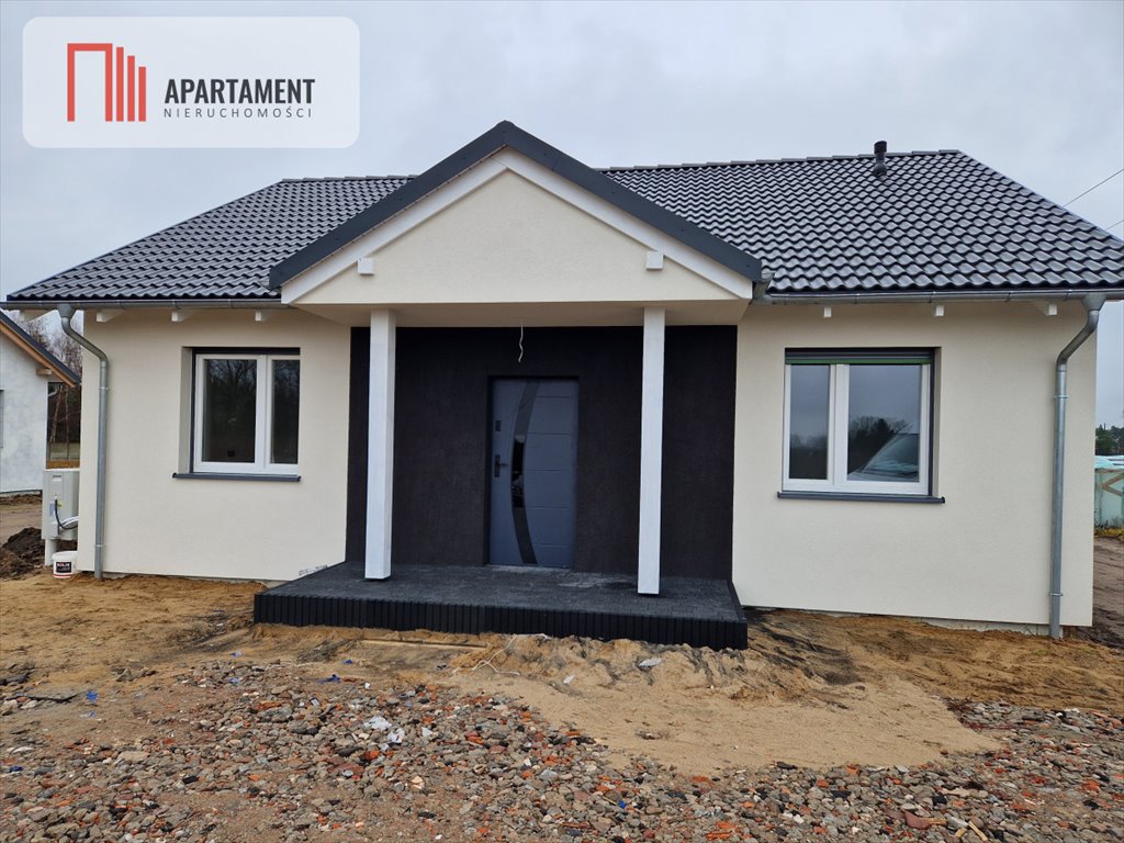 Nowoczesny dom w stanie developerskim, 83,87 m2, ogrzewanie podłogowe Janowiec Wielkopolski  84m2 Foto 1