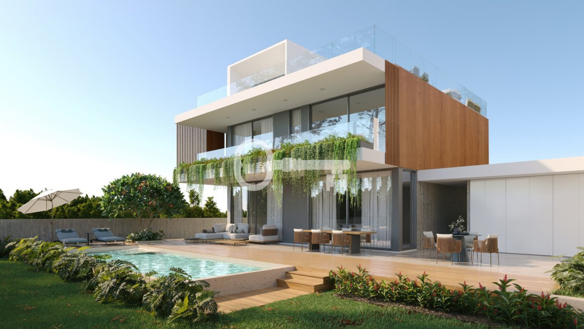 Sprzedam luksusową willę 281 m² z panoramicznym widokiem na morze Cypr, Kissonerga, Kissonerga  281m2 Foto 1
