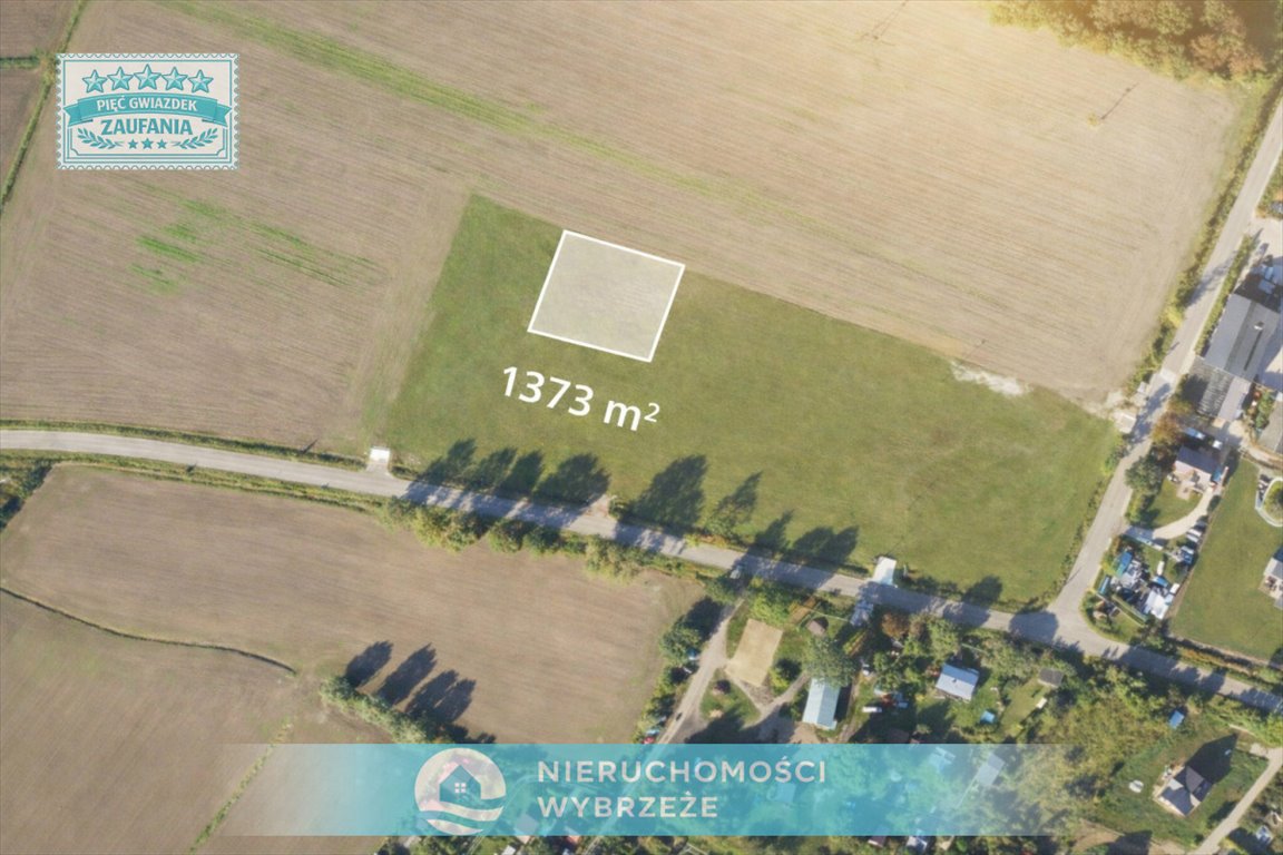 Działka 1469 m² w Bogatce – blisko Gdańska i plaży Bogatka  1 373m2 Foto 1