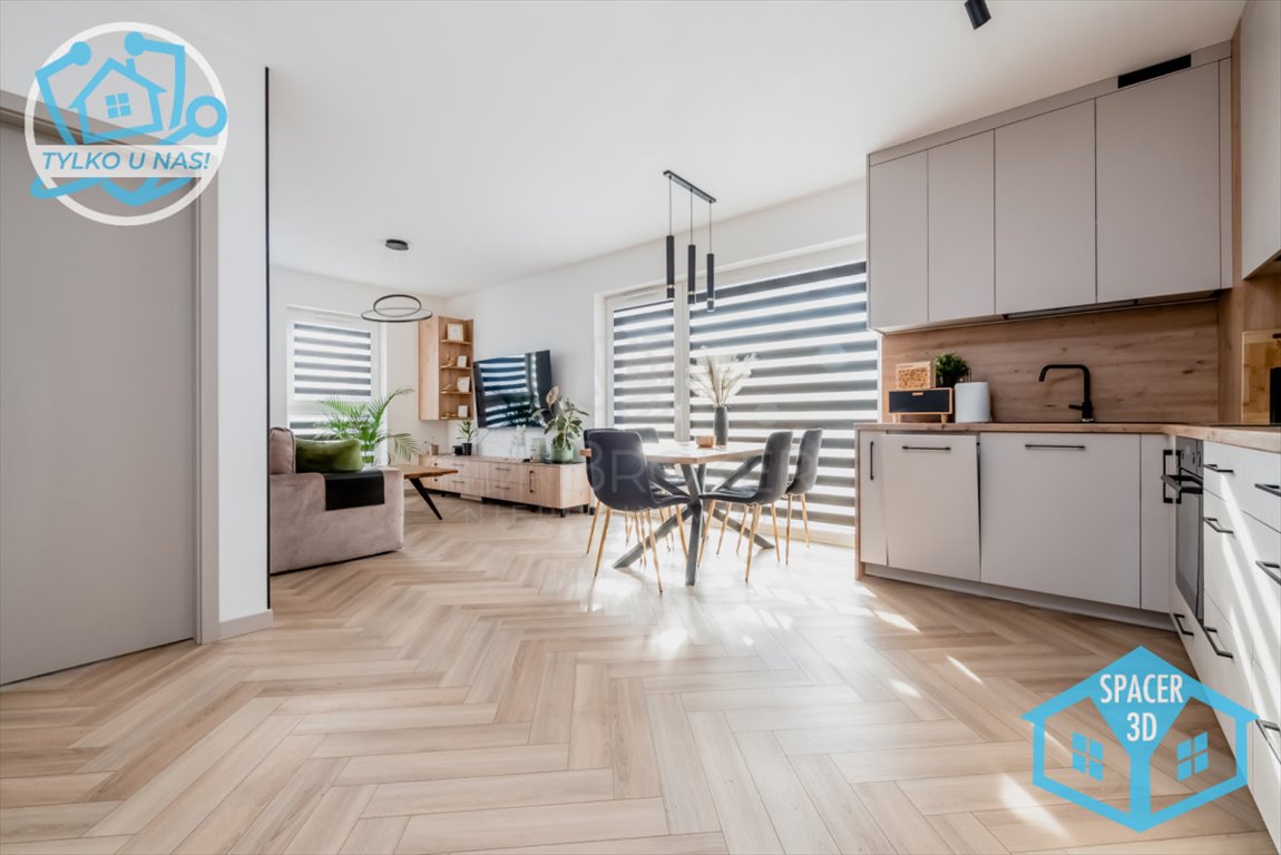 Nowoczesne 2 pokoje z balkonem i miejscem parkingowym Porosły, Wierzbowa  43m2 Foto 1