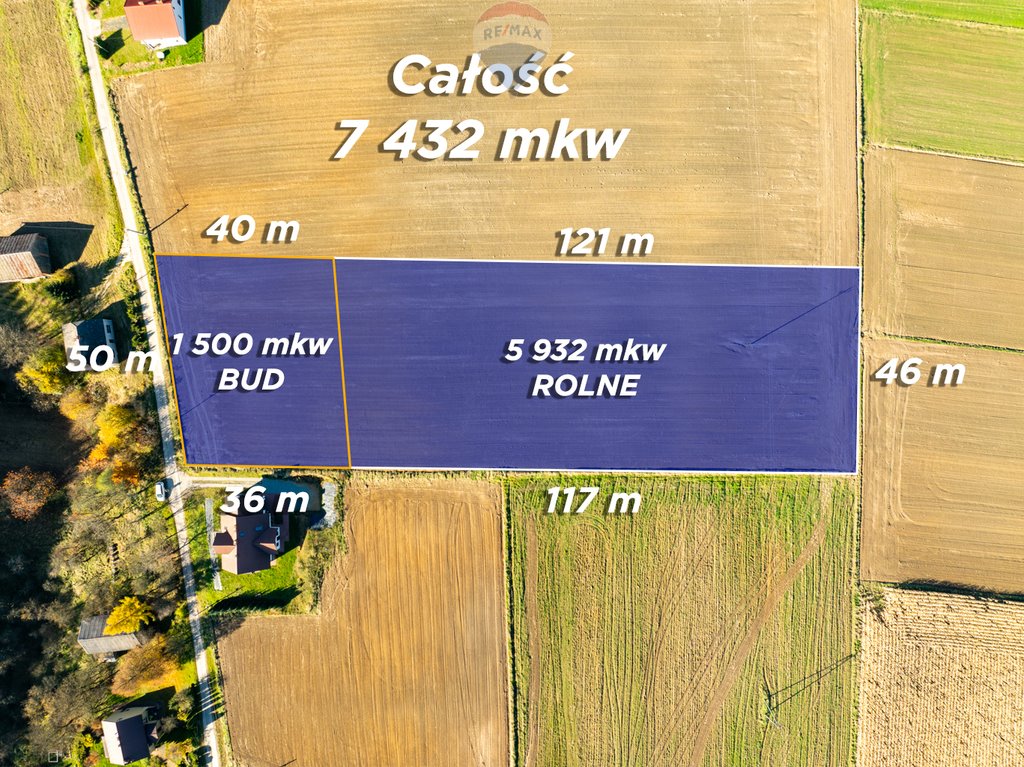 Działka budowlana na sprzedaż Stoki  7 432m2 Foto 1