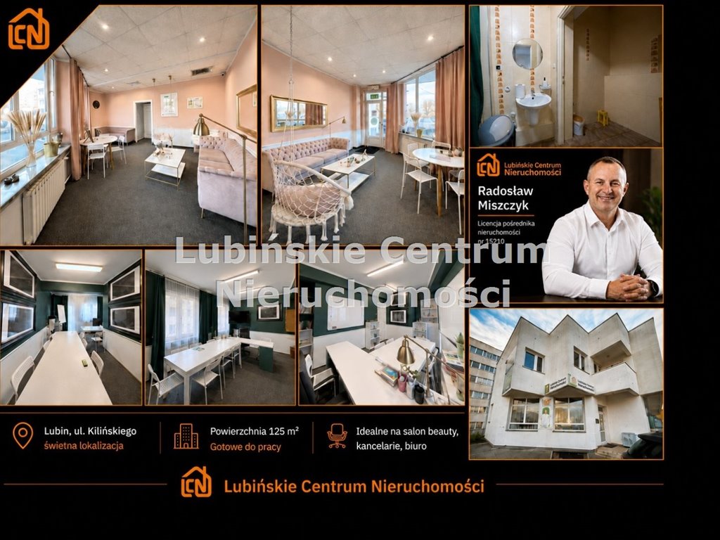 Lokal usługowy 125m2 w centrum Lubina z dużym ruchem Lubin, Centrum  125m2 Foto 1