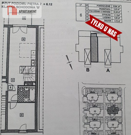 Mieszkanie trzypokojowe na sprzedaż Mędłów  64m2 Foto 17