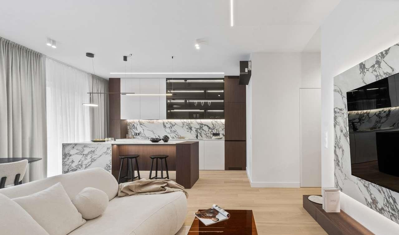 Ekskluzywny apartament 96 m2 od Moovin Interiors na Mokotowie Warszawa, Mokotów, Wołoska  96m2 Foto 1