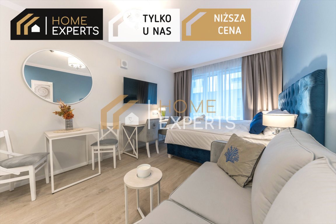 Wykończona kawalerka z pełnym wyposażeniem, fitness i lokale usługowe Gdańsk, Przymorze, Śląska  26m2 Foto 1