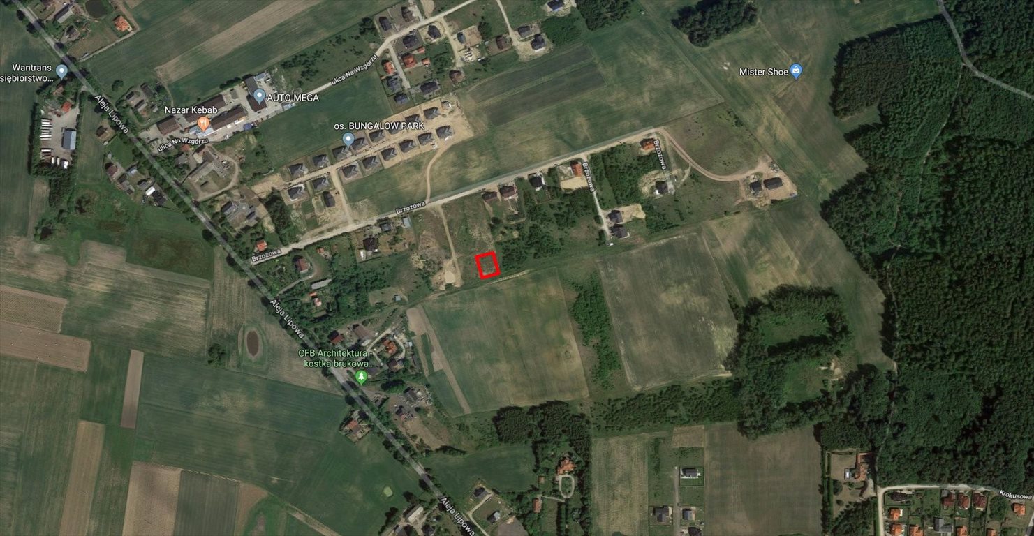 Działka budowlana na sprzedaż Leźno, Brzozowa 776m2 Foto 1 Działka budowlana na sprzedaż Leźno, Brzozowa 776m2 Foto 1