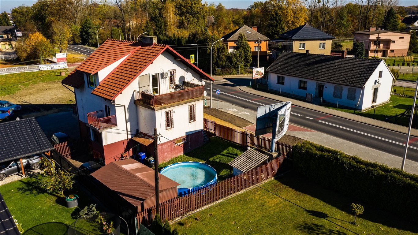 Dom z lokalami usługowymi, 210 m², Łęki - polecam Łęki  210m2 Foto 1