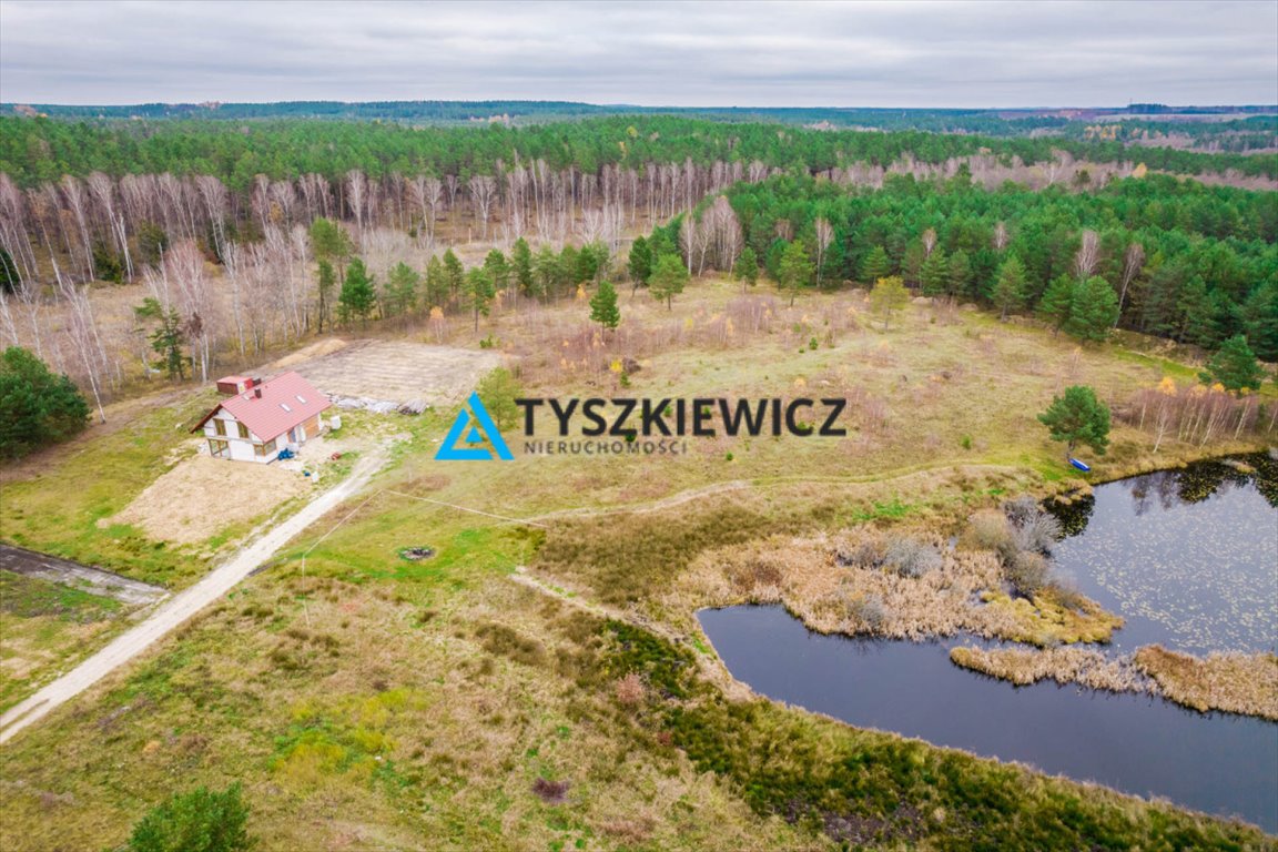 Działka 1096 m² pod dom w otoczeniu natury, lasy i jeziora Grzmiąca  1 096m2 Foto 1