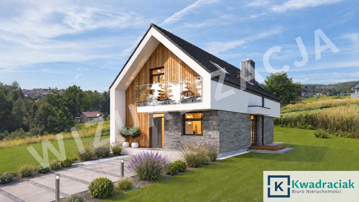 Polecam nowoczesny dom 139 m² z dużym tarasem w Brzozowie Brzozów, Spacerowa  139m2 Foto 1