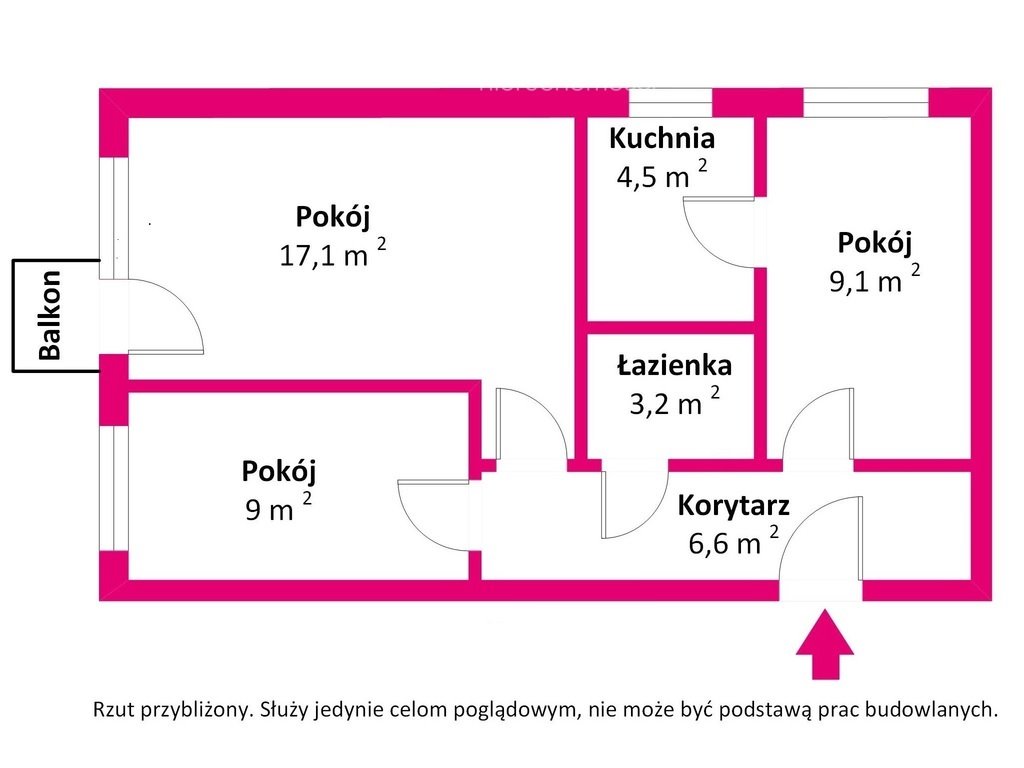 Mieszkanie trzypokojowe na sprzedaż Nowy Staw, Zwycięstwa  47m2 Foto 10