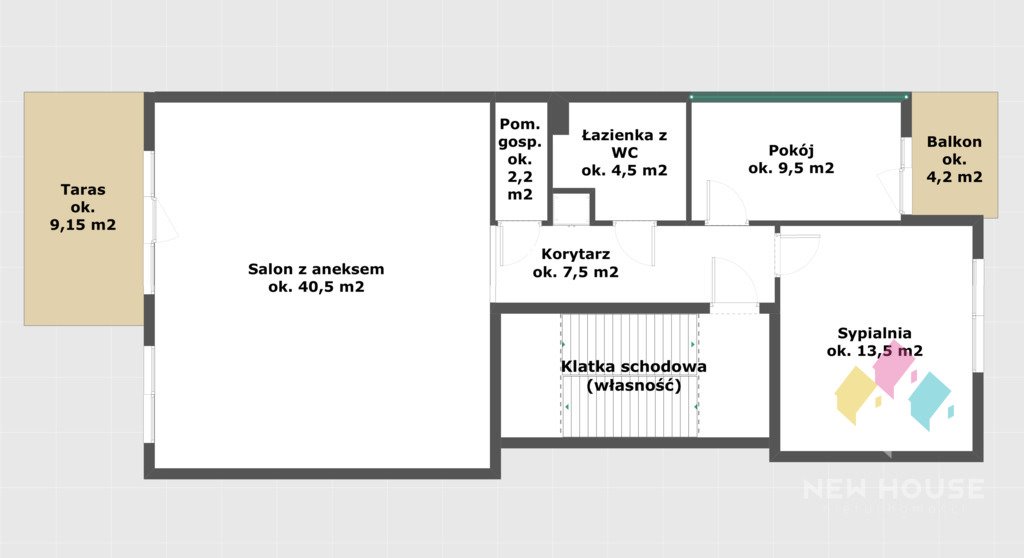 Mieszkanie trzypokojowe na sprzedaż Olsztyn, Redykajny, Żbicza  78m2 Foto 7