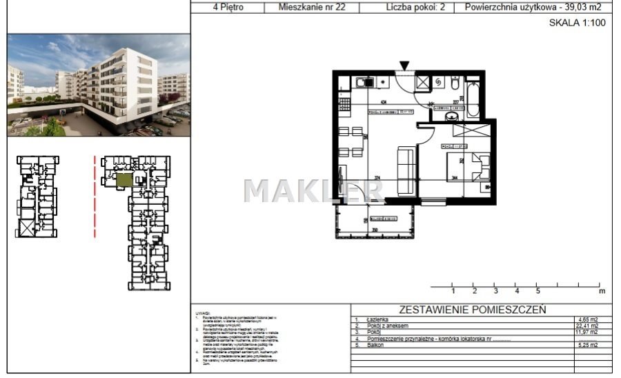 Mieszkanie dwupokojowe na sprzedaż Bydgoszcz, Bartodzieje Małe  39m2 Foto 8