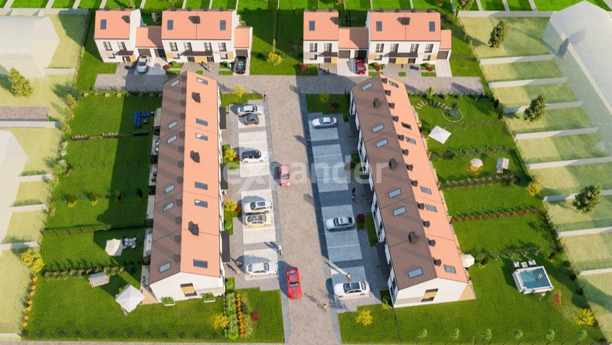 Komfortowy dom w zabudowie szeregowej z garażem i ogrodem Dobrzykowice  114m2 Foto 1