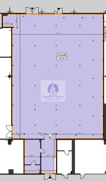 Polecam magazyn 438 m² na Bielanach z suwnicami i ogrzewaniem Warszawa, Bielany, Sokratesa  438m2 Foto 1