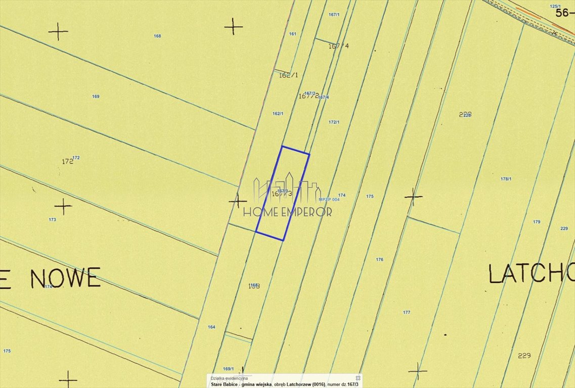 Działka rolna 849 m² w Latchorzewie - bez prawa zabudowy. Latchorzew, Lwowska  849m2 Foto 1