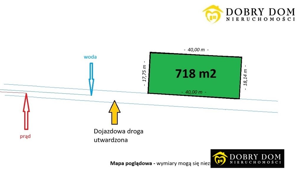 Działka budowlana 718 m² z mediami, warunki zabudowy polecam Bielsk Podlaski  718m2 Foto 1