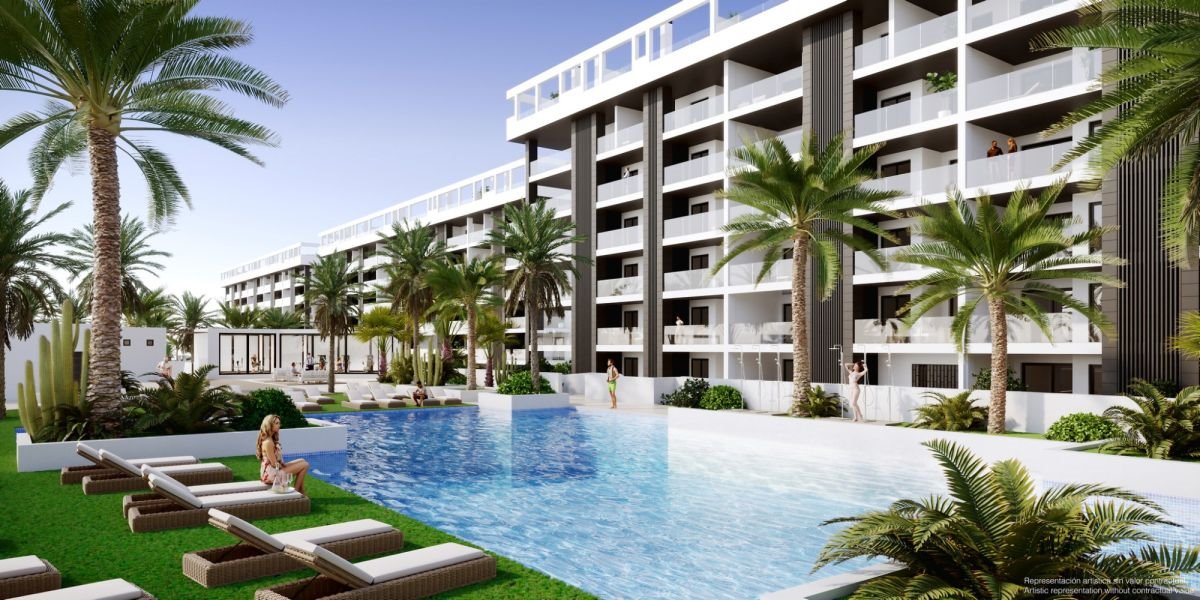 Luksusowe apartamenty z widokiem na morze w Torrevieja zapraszam Hiszpania, Torrevieja, Rda. José Samper García  66m2 Foto 1