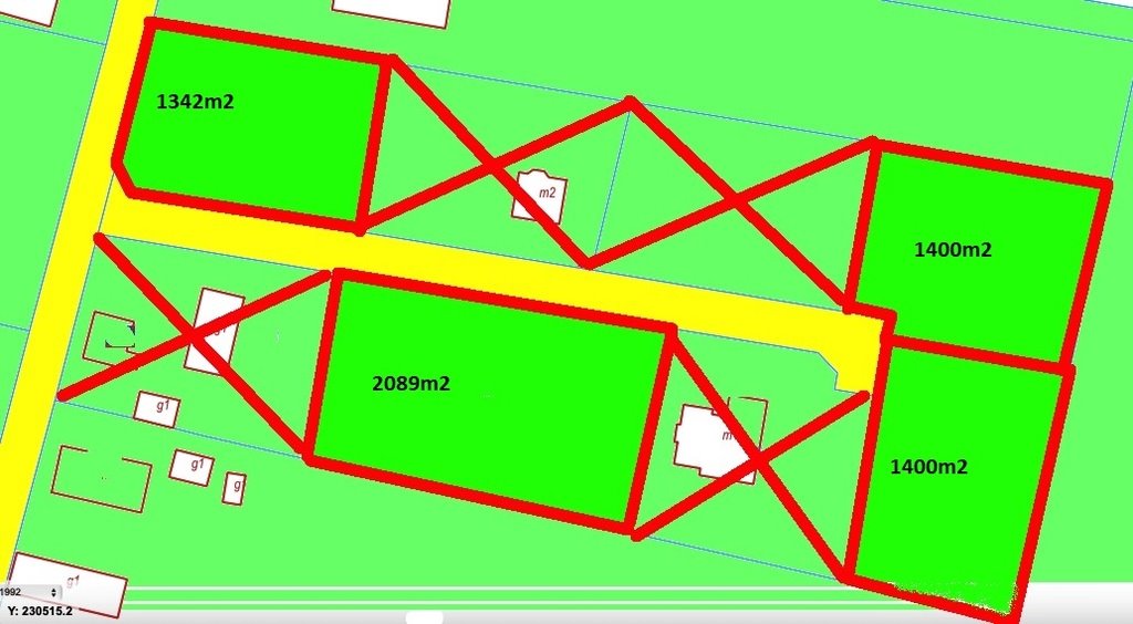 Na sprzedaż działki inwestycyjne z uzbrojeniem i warunkami zabudowy Imno  1 400m2 Foto 1