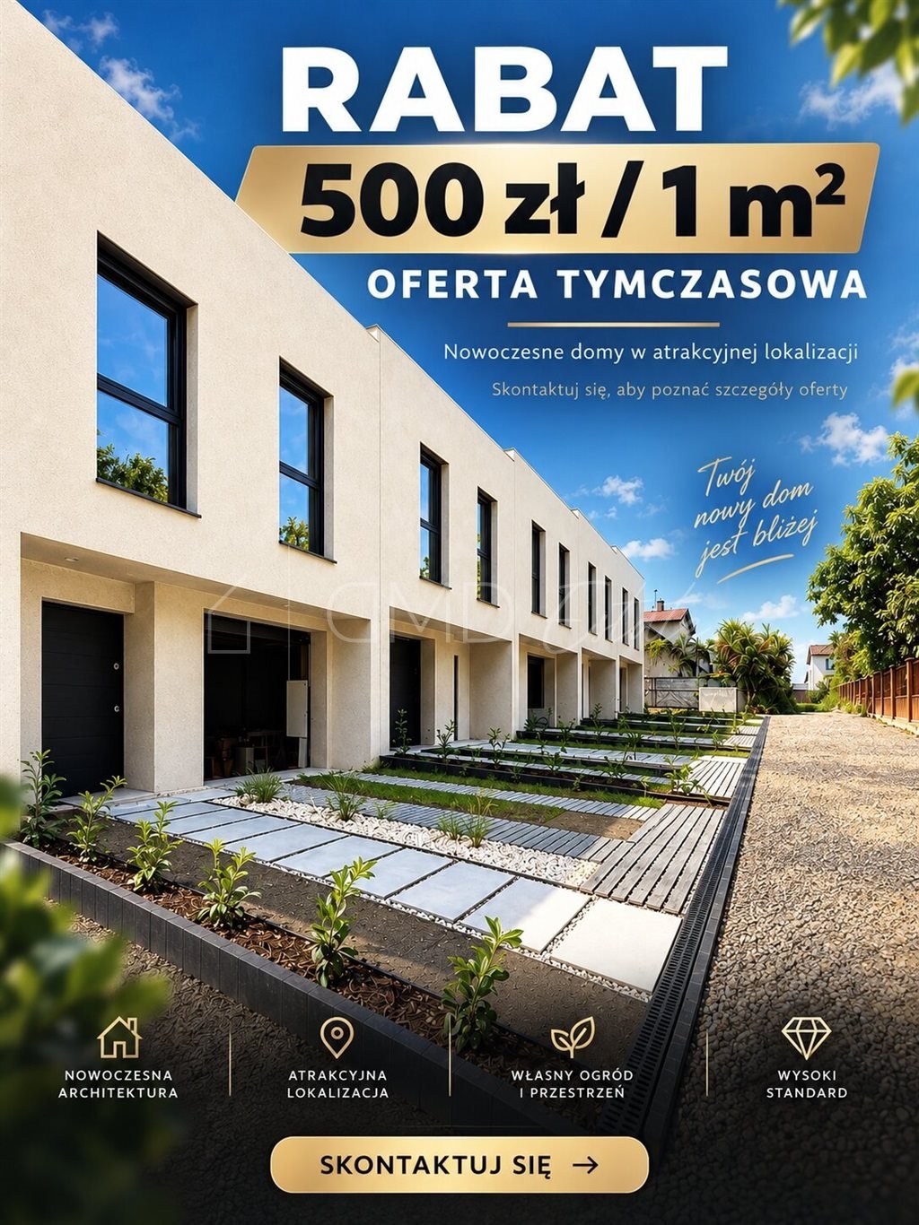 Do sprzedania nowoczesny dom 122 m² z garażem i ogrodem: Mikołów
