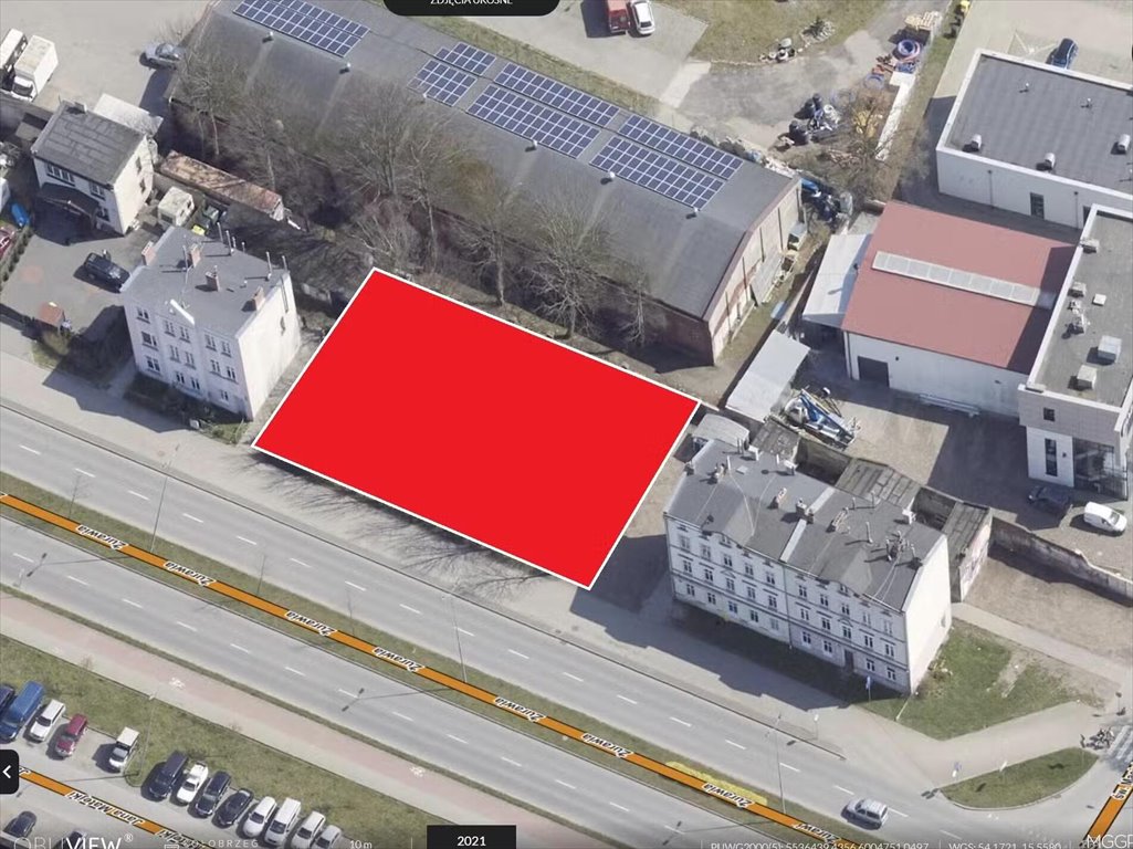 Działka usługowa przy głównej ulicy Kołobrzegu - 894 m² Kołobrzeg, Żurawia  894m2 Foto 1