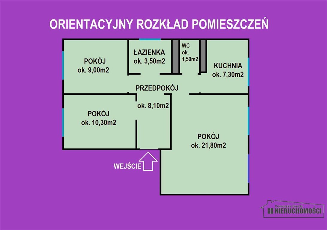 Mieszkanie trzypokojowe na sprzedaż Szczecinek, Warcisława IV  62m2 Foto 6