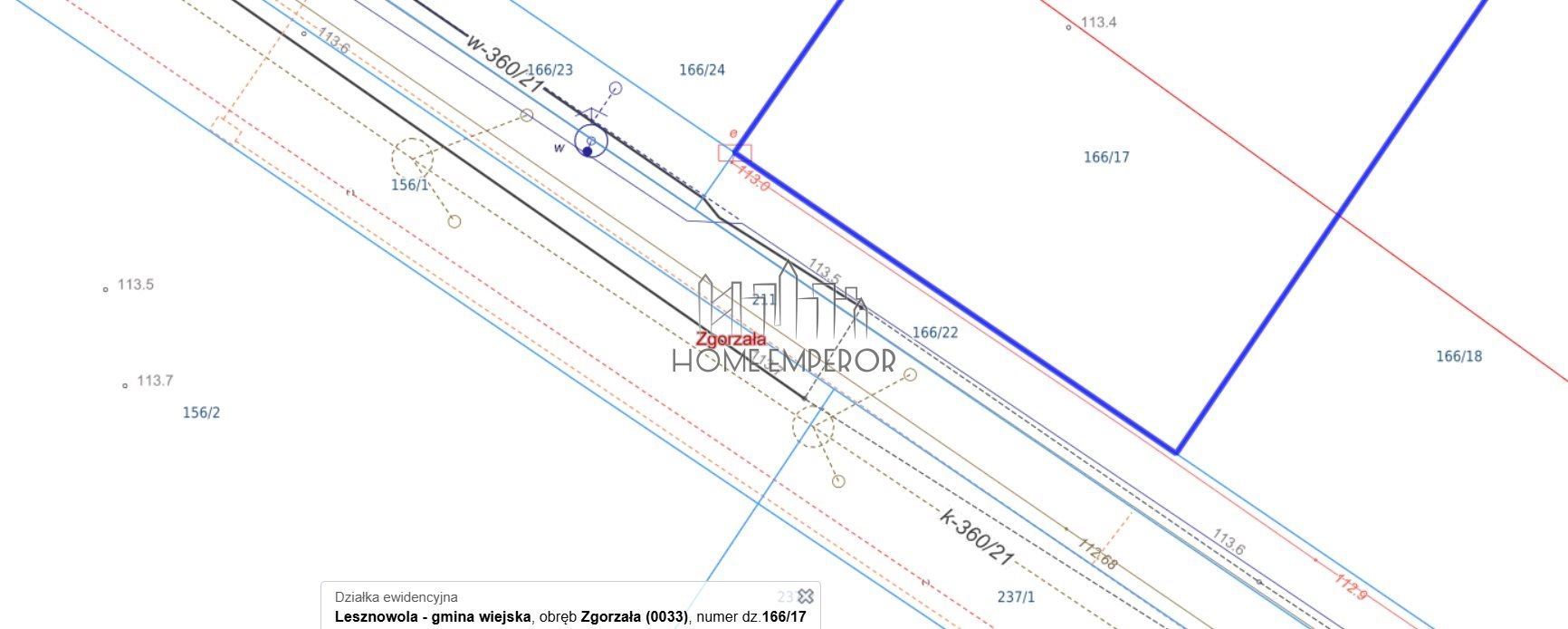 Działka budowlana na sprzedaż Zgorzała, Wilgi  1 000m2 Foto 2