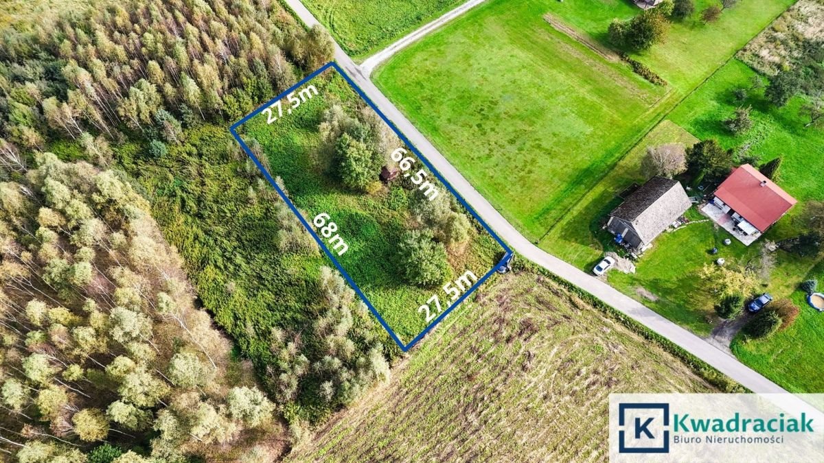 Działka z widokiem, domek, media, gotowa do zabudowy Glinik Średni  1 700m2 Foto 1