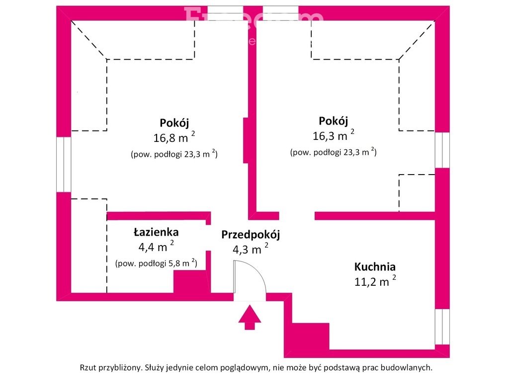 Mieszkanie dwupokojowe na sprzedaż Poznań, Nowe Miasto, Nowe Miasto, os. Przemysława  46m2 Foto 14