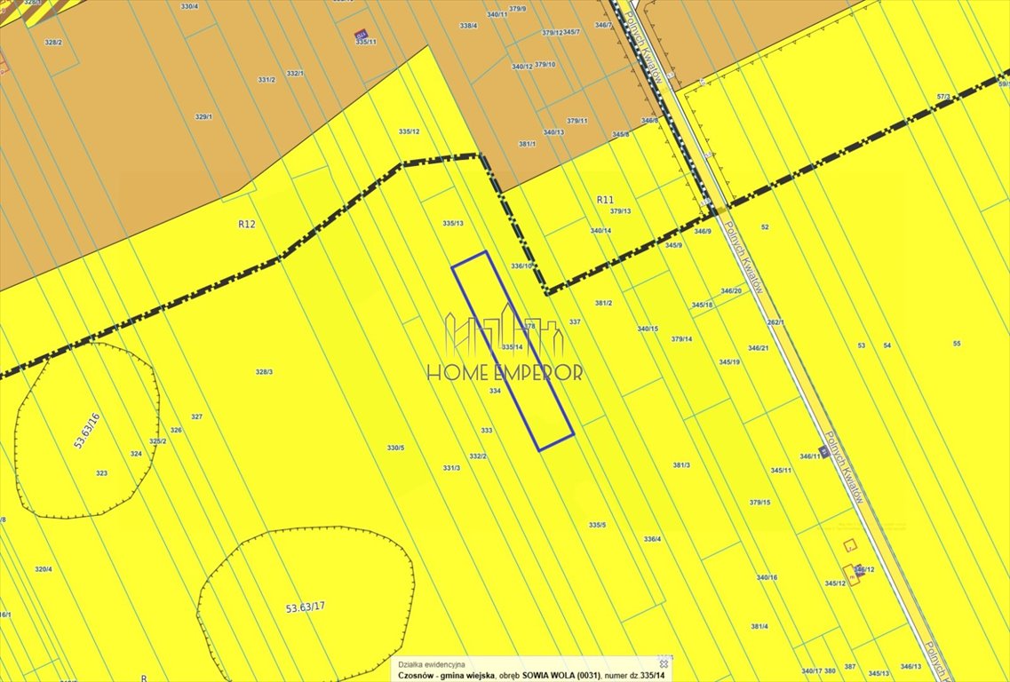Działka rolna 3140 m² w Sowiej Woli - brak zabudowy Sowia Wola, Szkolna  3 140m2 Foto 1