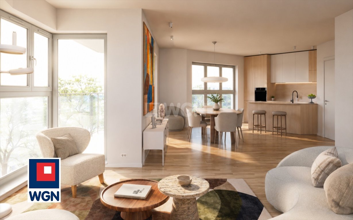 Nowoczesny 3-pokojowy apartament (51,14 m²) z loggiami w Wrocławiu Wrocław, Kleczków, Reymonta  51m2 Foto 1