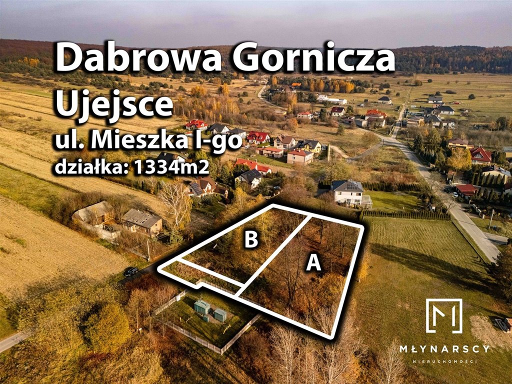 Działka budowlana na sprzedaż Dąbrowa Górnicza, Ujejsce  1 334m2 Foto 1